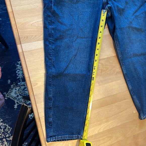 American Eagle Outfitters Relaxed Fit Jeans - Blue extra short - Picture 4 of 5